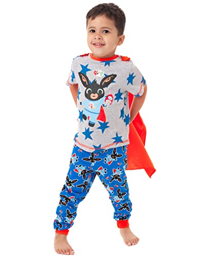 Bing Bunny Cbeebies Pyjama mit Cape Boys T-Shirt & PJ Bottoms Set 3-4 Jahre von Bing Bunny