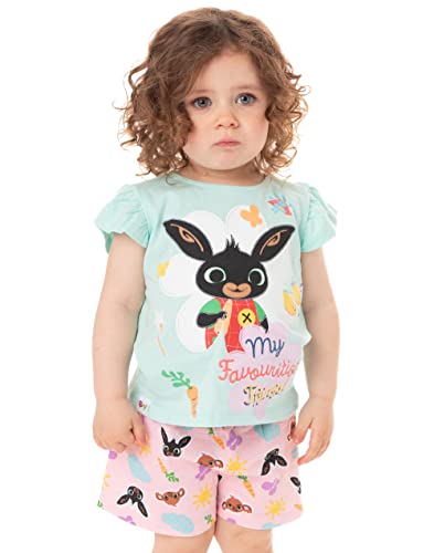 Bing Bunny Pyjamas Mädchen Sula Charakter CBeebies Hemd Kurze Hose Kinder PJ 3-4 Jahre von Bing Bunny