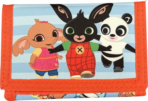 Bing Bunny & Friends Kindergeldbörse mit Münzfach mit Reißverschluss & Karten- und Geldscheinfächern, multi, 13 X 9 X .7cm, Modern von Bing