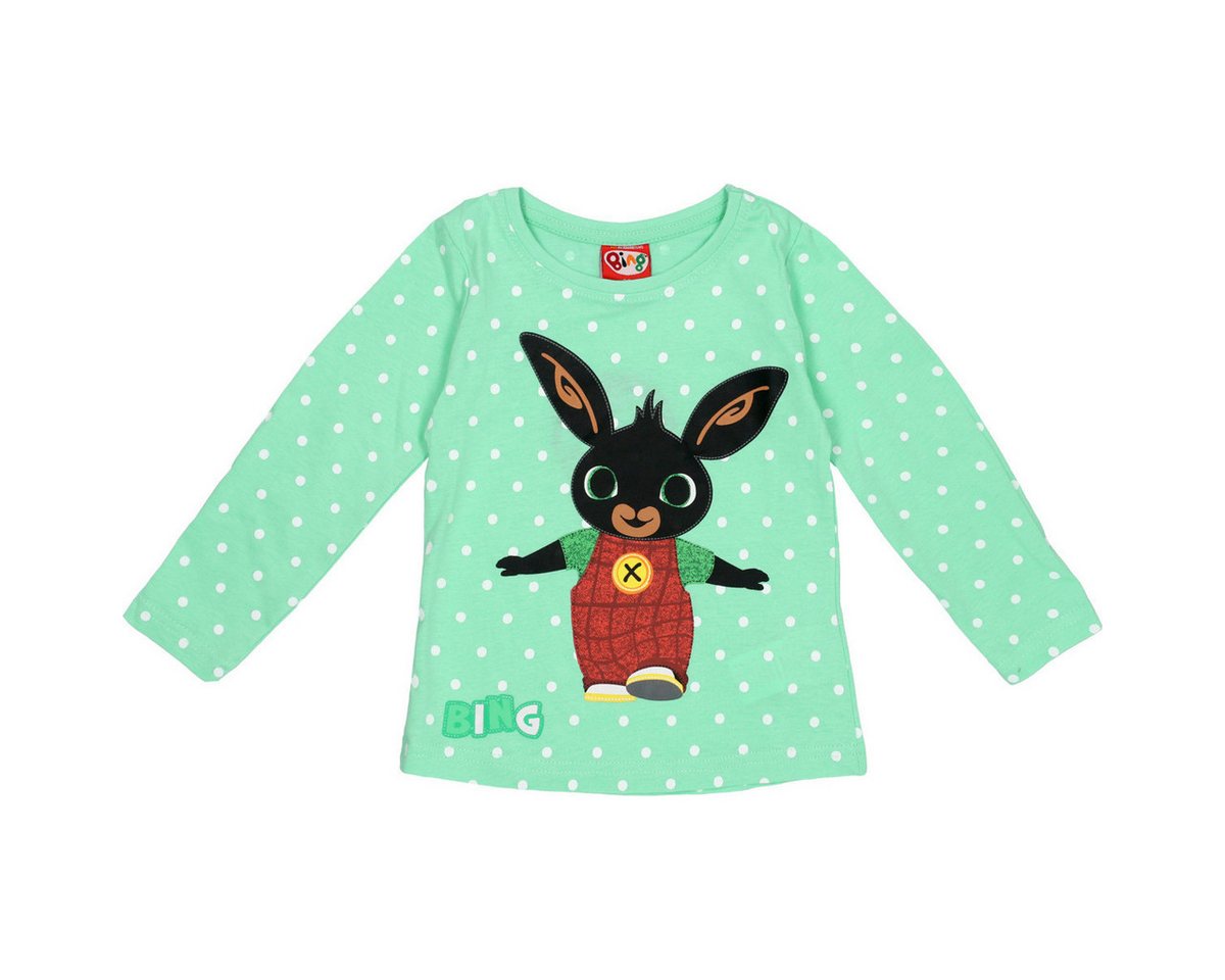 Bing Langarmshirt Punkte Mädchen Pullover, Sweatshirt, Pulli, Shirt, Longsleeve von Bing