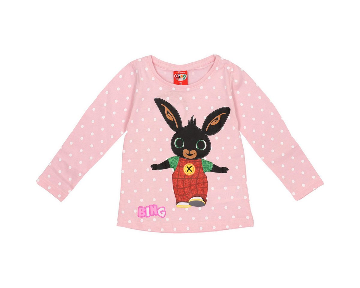 Bing Langarmshirt Punkte Mädchen Pullover, Sweatshirt, Pulli, Shirt, Longsleeve von Bing