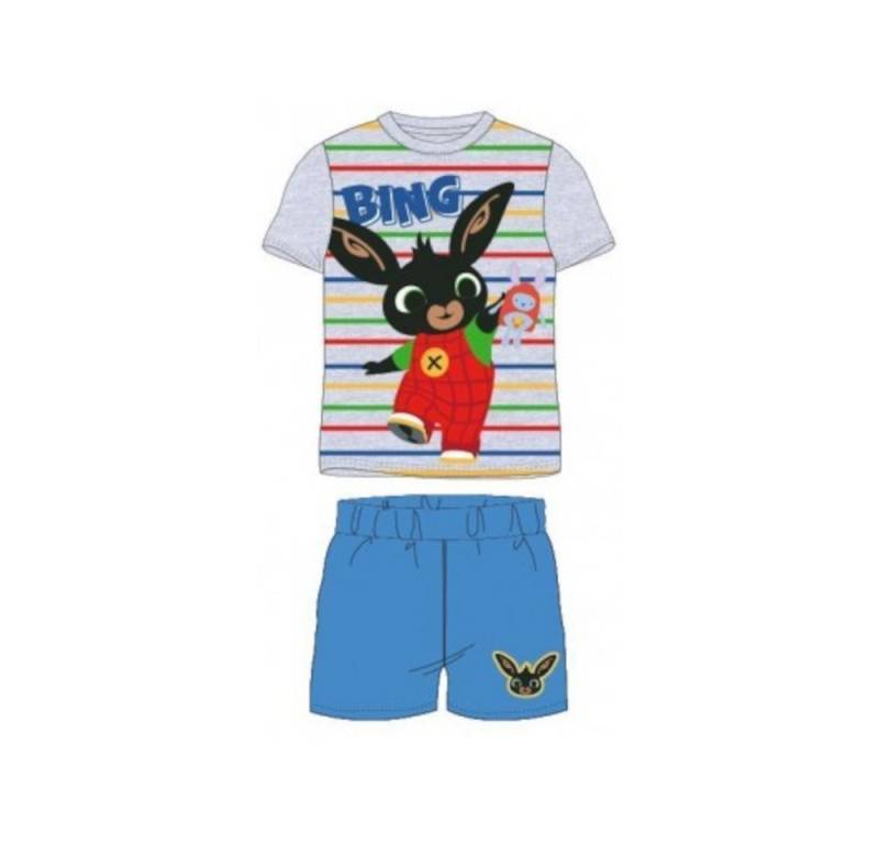 Bing Pyjama Kurzer Pyjama für Jungen "Bing der Hase ", Bing, Größen 92-116 (Set, 2 tlg) von Bing