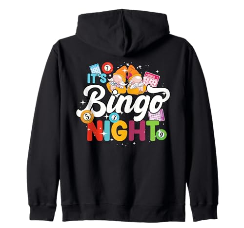 It's Bingo Night Damen Herren Lustiges Bingo Kapuzenjacke von Bingo Gnome Designs for Bingo Lover