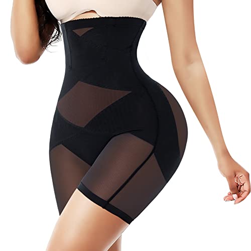 Bingrong Damen Shapewear Bauchweg Unterhose Hohe Taille Miederhose Bauch Weg Stark Formend Figurformende UnterwäSche Butt Lifter Nahtlos Miederpants Miederslip Atmungsaktive Body Shaper von Bingrong