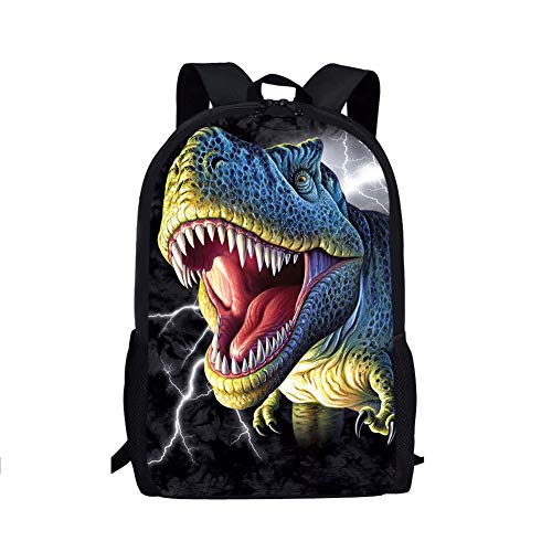 Binienty Schulrucksack für Kinder, Jungen, Mädchen, Teenager, leicht, für Bücher, Laptop, lässiger Tagesrucksack, Einheitsgröße von Binienty