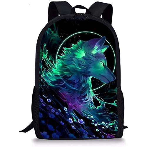 Binienty Schulrucksack für Kinder, Jungen, Mädchen, Teenager, leicht, für Bücher, Laptop, lässiger Tagesrucksack, Einheitsgröße von Binienty