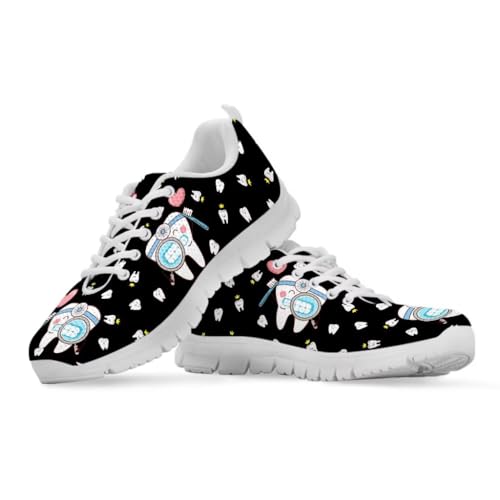 Binienty Sportliche Damen-Wanderschuhe, rutschfest, Memory-Schaum, Schnürung, Straßenlauf-Sneaker, Kawaii Zahnarzt, 38 EU Binienty Sportliche Damen-Wanderschuhe, rutschfest, Memory-Schaum, Schnürung, Straßenlauf-Sneaker, Kawaii Zahnarzt, 38 EU von Binienty