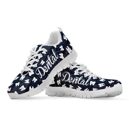 Binienty Sportliche Damen-Wanderschuhe, rutschfest, Memory-Schaum, Schnürung, Straßenlauf-Sneaker, Polka Dot Dental, 43 EU Binienty Sportliche Damen-Wanderschuhe, rutschfest, Memory-Schaum, Schnürung, Straßenlauf-Sneaker, Polka Dot Dental, 43 EU von Binienty