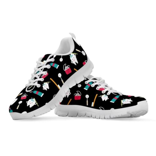 Binienty Sportliche Damen-Wanderschuhe, rutschfest, Memory-Schaum, Schnürung, Straßenlauf-Sneaker, Schwarz , 37 EU Binienty Sportliche Damen-Wanderschuhe, rutschfest, Memory-Schaum, Schnürung, Straßenlauf-Sneaker, Schwarz , 37 EU von Binienty