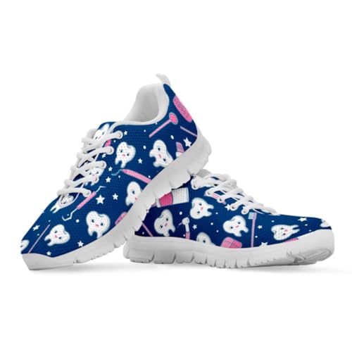 Binienty Sportliche Laufschuhe für Damen, Krankenschwester, atmungsaktives Netzgewebe, für den täglichen Gebrauch, Blue Dental, 41 EU Binienty Sportliche Laufschuhe für Damen, Krankenschwester, atmungsaktives Netzgewebe, für den täglichen Gebrauch, Blue Dental, 41 EU von Binienty