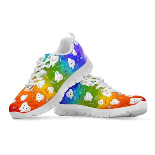 Binienty Sportliche Laufschuhe für Damen, Krankenschwester, atmungsaktives Netzgewebe, für den täglichen Gebrauch, Cartoon Dental, 42 EU Binienty Sportliche Laufschuhe für Damen, Krankenschwester, atmungsaktives Netzgewebe, für den täglichen Gebrauch, Cartoon Dental, 42 EU von Binienty