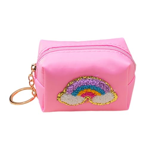 Biniveil Geldbörse für Münzen, Damen-Geldbörse | Eleganter Münzgeldbeutel-Schlüsselanhänger mit Stickerei-Design - wasserdichte Mehrzweck-Geldbörse für Damen und Mädchen, zur Aufbewahrung von von Biniveil