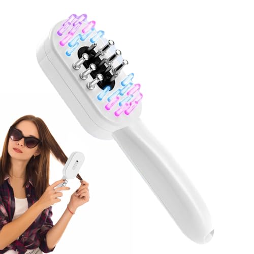 Biniveil Haarbürste Mit Rotlicht - Elektrischer Haarkamm Mit Rotlicht,Massagegerät Zur Förderung Der Absorption Nachfüllbarem Öl Für Salon Reise Studentenwohnheim Erwachsene Mütter Und Mädchen Biniveil Haarbürste Mit Rotlicht - Elektrischer Haarkamm Mit Rotlicht,Massagegerät Zur Förderung Der Absorption Nachfüllbarem Öl Für Salon Reise Studentenwohnheim Erwachsene Mütter Und Mädchen von Biniveil