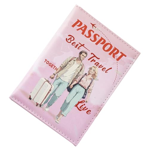 Biniveil Reise-Pass-Halter | Reisepass Etui Reise | Wasserdicht Zubehör Tasche Für Damen Herren Paare Mit Kreditkartenfach von Biniveil