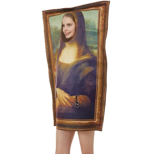 Lustige Künstler Kostüme | Halloween Kostüme Kunst Berühmte Malerei | Berühmte Gemälde Kostüm | Mona Lisa Kostüm | Berühmte Malerei Kleidung | Berühmte Malerei Outfits Für Männer Frauen von Biniveil