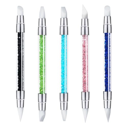 Nagel Pinsel | Strassstein Picker | Silikon-Modellierpinsel | Doppel Köpfe Maniküre Werkzeug | Nagelkunst Skulptur Stift | Gel Schnitzen Pinsel Für Anfänger Und Profis Nagel Pinsel | Strassstein Picker | Silikon-Modellierpinsel | Doppel Köpfe Maniküre Werkzeug | Nagelkunst Skulptur Stift | Gel Schnitzen Pinsel Für Anfänger Und Profis von Biniveil