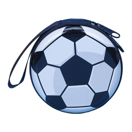 Binjoop Geldbörse Münztasche Bargeld Kleingeld Geldbörse Ball Typ Münzbörse Headset Tasche Schlüssel für Teenager Mädchen Jungen, Form 3, Diameter 7cm* Thickness 3cm von Binjoop