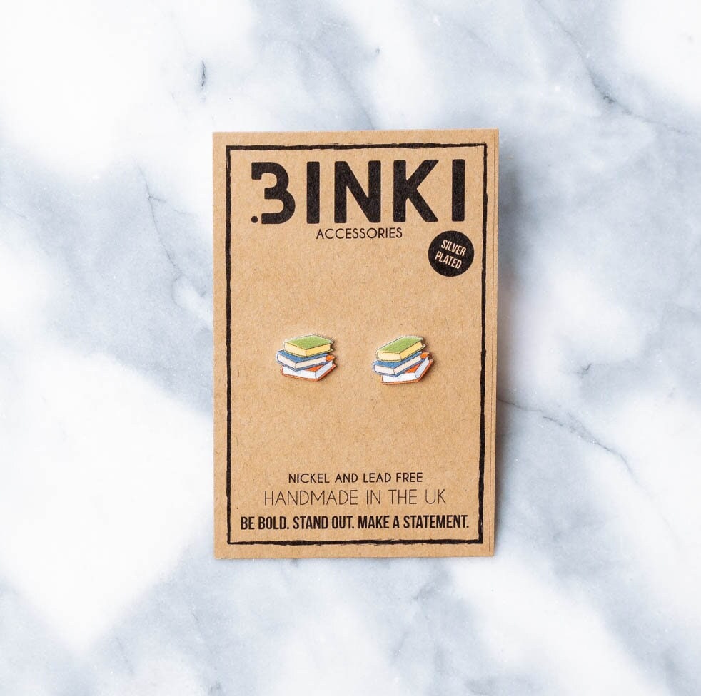 Bibliothek/Schule/Lesung/Lernbücher, Nummer 1 Lehrer Dankeschön Ohrstecker - Paar von BinkiAccessoriesUK