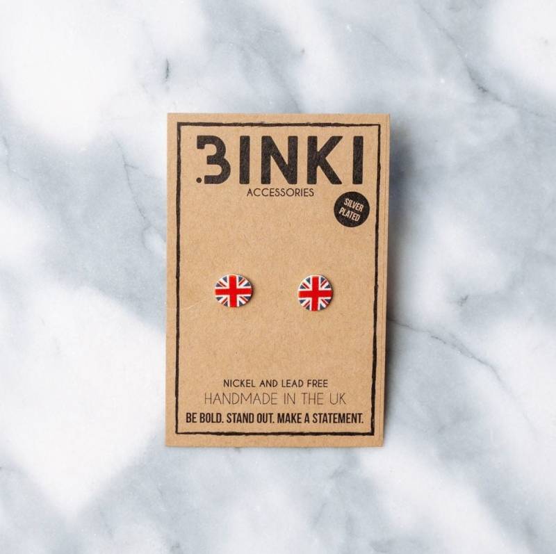 Uk/Union Jack Vereinigten Königreich Tricolor Flagge Ohrstecker - 1 Paar Uk/Union Jack Vereinigten Königreich Tricolor Flagge Ohrstecker - 1 Paar von BinkiAccessoriesUK