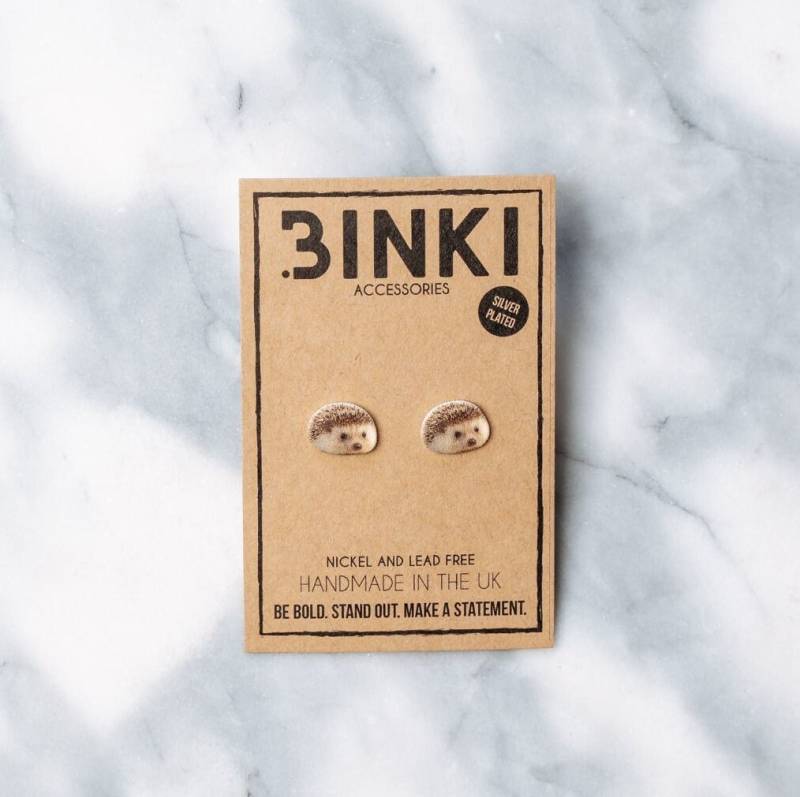 stachelige Igel Ohrstecker - 1 Paar stachelige Igel Ohrstecker - 1 Paar von BinkiAccessoriesUK