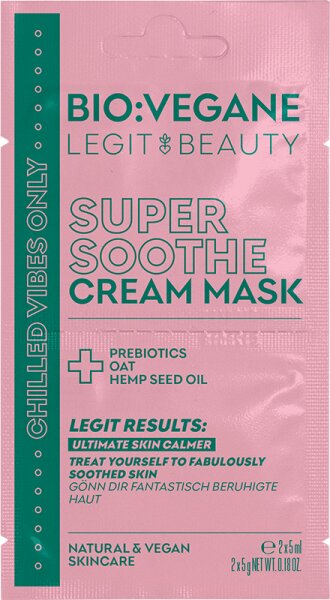 Bio:Végane Super Soothe Cream Mask 2x5 ml von Bio:Végane