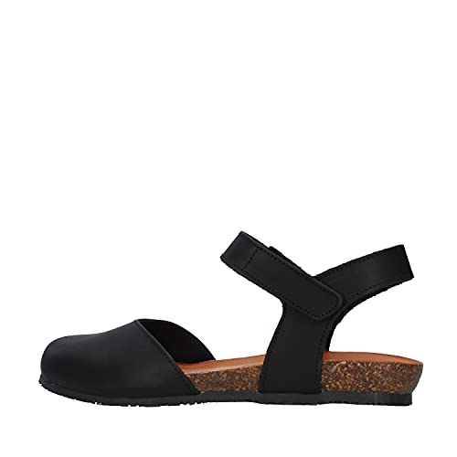 BioNatura Sandale Leder Gaucho Farbe Schwarz 68C2081 (numeric_39), Schwarz , 39 EU von BioNatura
