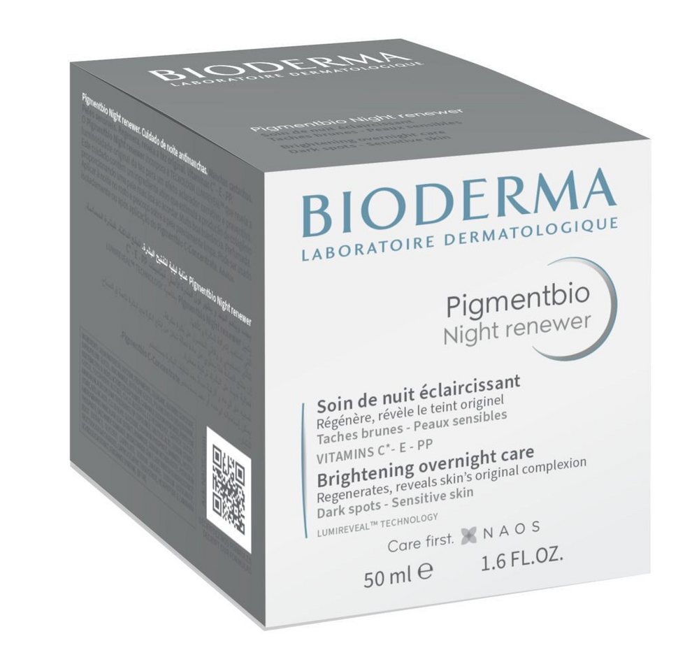 Bioderma Gesichtspflege Pigmentbio Night Renewer -, gegen Pigmentflecken von Bioderma