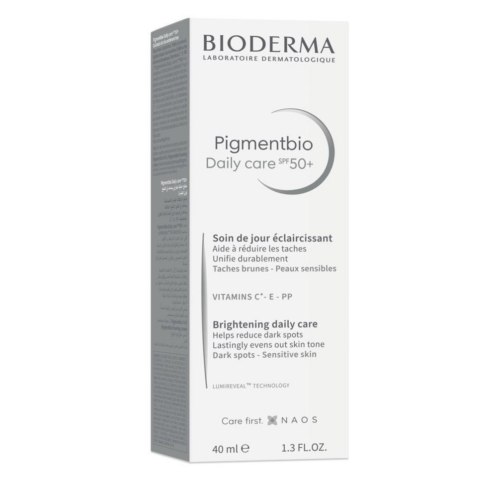 Bioderma Gesichtspflege Pigmentbio Tägliche Pflege LSF 50+ -, gegen Hautunreinheiten von Bioderma