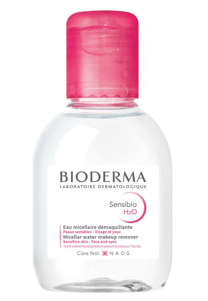 Bioderma Make-up-Entferner Sensibio H2O Mizellenwasser, Make-up-Entferner, Reinigung, Gesichtswasser - 3 in 1 von Bioderma