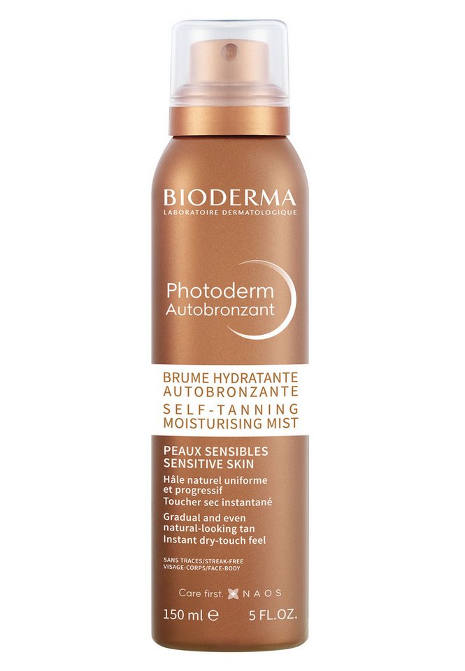 Bioderma Selbstbräunungsspray Photoderm Autobronzant, sorgt für gleichmäßige & natürlich aussehende Bräune von Bioderma