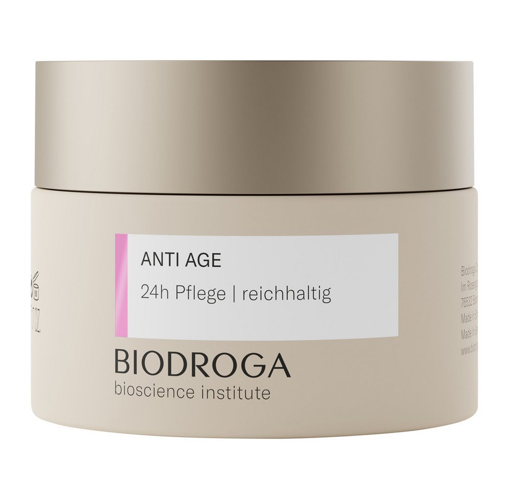 Biodroga Gesichts-Reinigungsfluid Biodroga - Anti-Age - 24h Pflege reichhaltig - 50ml von Biodroga