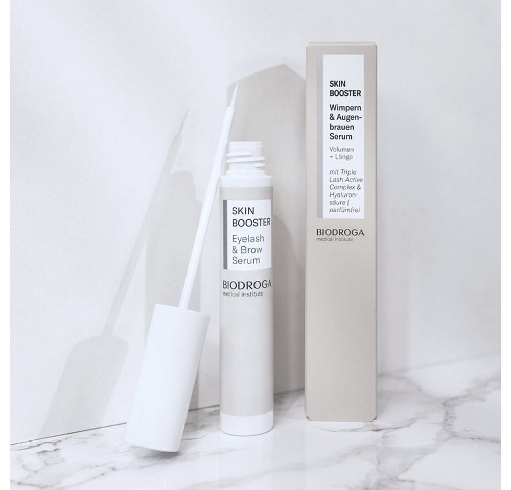 Biodroga Gesichts-Reinigungsfluid Biodroga - Eyelash & Brow Serum - 10ml von Biodroga