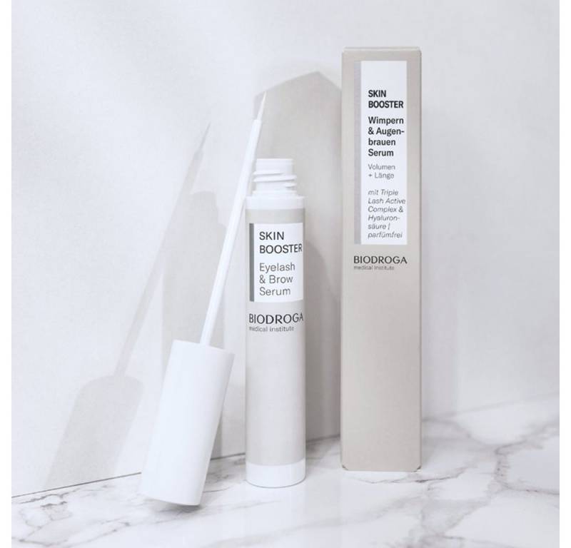 Biodroga Gesichts-Reinigungsfluid Biodroga - Eyelash & Brow Serum - 10ml von Biodroga