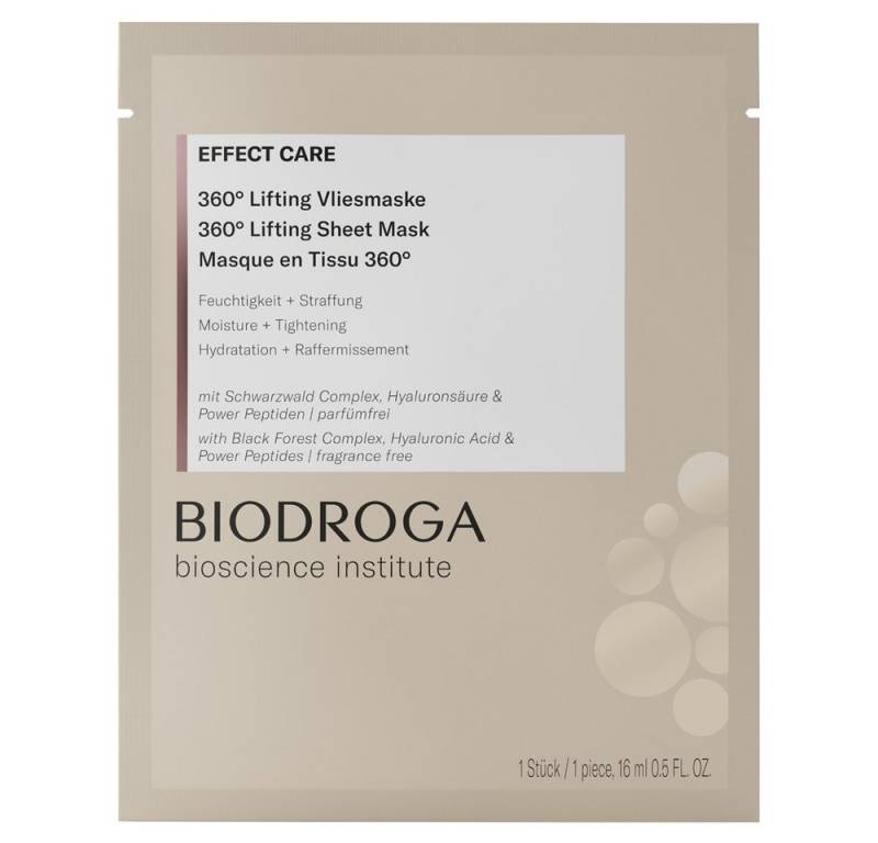 Biodroga Gesichts-Reinigungsfluid Biodroga - Mask Sensation - 360° Lifting Vliesmaske - 1x16ml von Biodroga