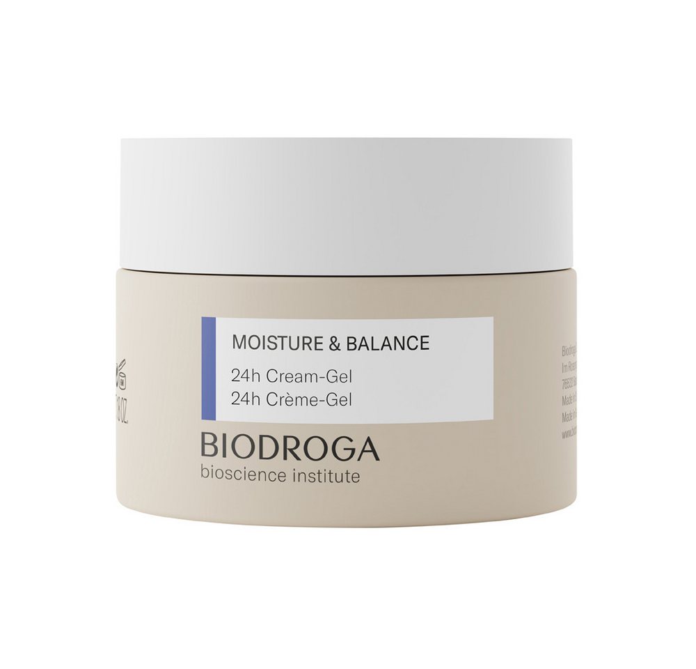 Biodroga Gesichts-Reinigungsfluid Biodroga - Moisture & Balance - 24h Creme-Gel - 50ml von Biodroga