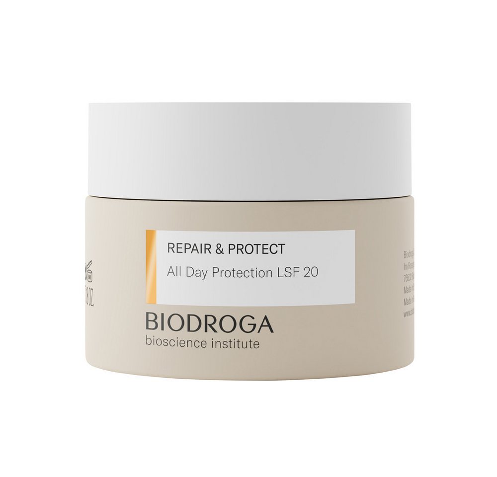 Biodroga Gesichts-Reinigungsfluid Biodroga - Repair & Protect - All Day Protection LSF 20 - 50ml von Biodroga