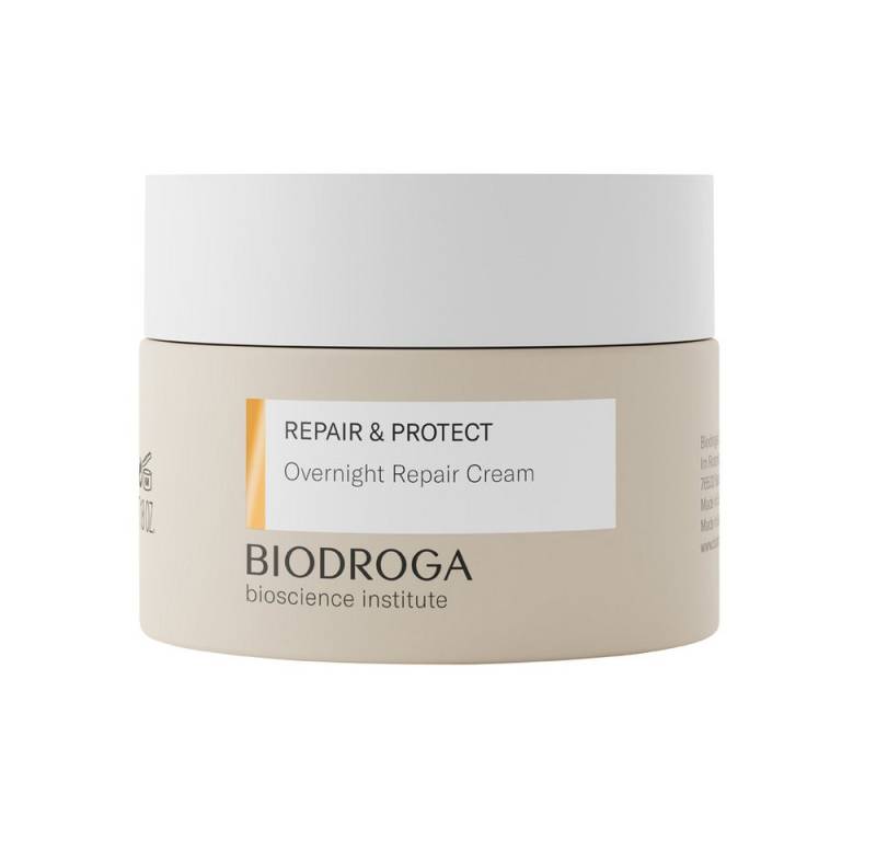 Biodroga Gesichts-Reinigungsfluid Biodroga - Repair & Protect - Overnight Repair Cream - 50ml von Biodroga