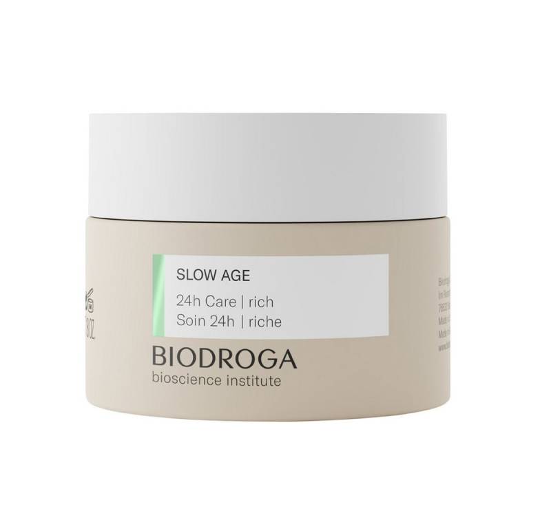 Biodroga Gesichts-Reinigungsfluid Biodroga - Slow Age- 24h Pflege reichhaltig - 50ml von Biodroga