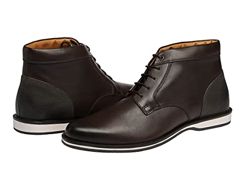 Elegante Herren Leder Desert Boots in braun I Stiefel für Männer I Männer Stieffeleten I Chelsea Lederstiefel I Men boots leather I (numeric_41) von Bioflex