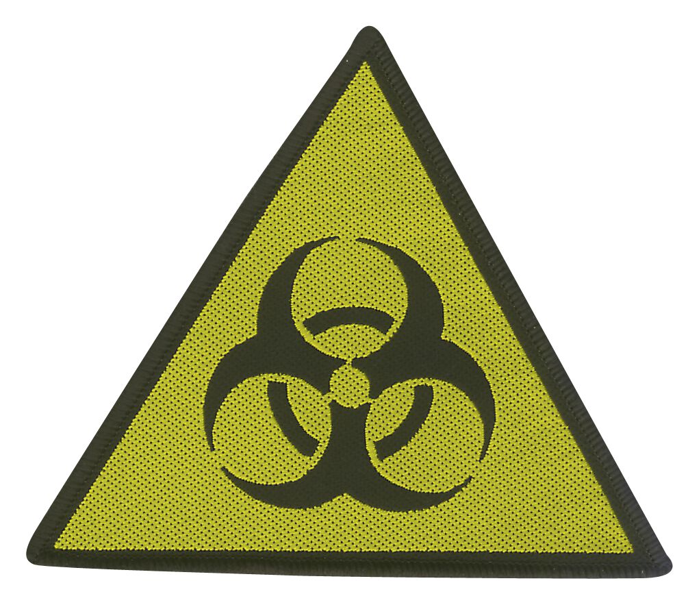 Biohazard Danger Patch schwarz gelb von Biohazard