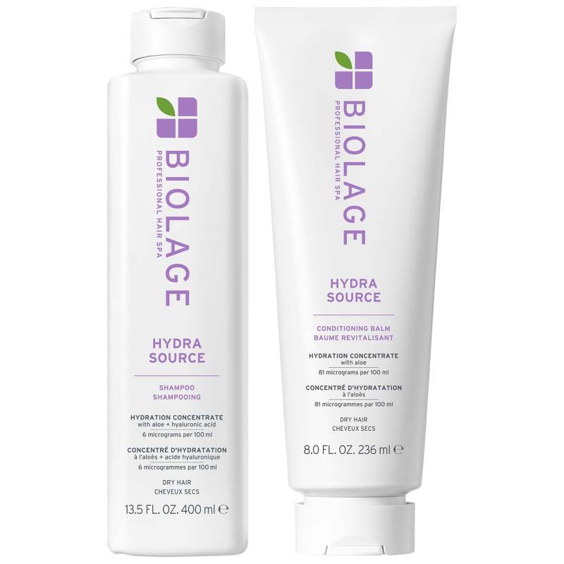 Biolage Hydra Source Shampoo 400ml and Conditioner 236ml Duo von Biolage