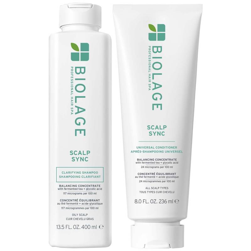 Biolage Scalp Sync Clarifying Shampoo 400ml and Conditioner 236ml Duo von Biolage