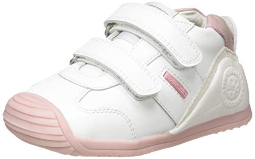 Biomecanics Baby Mädchen 151157 Sneaker, Weiss Und Rosa (Super Weich) von Biomecanics