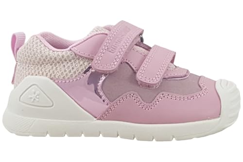 Biomecanics Katy 251110B Mädchen Erstlingsschuhe Rosa Silber F-Standard, Rosa, Silber, 20 EU von Biomecanics