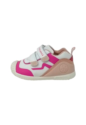 Garvalín Jungen Mädchen 242152 Sneaker, weiß und Fuchsia, 19 EU von Biomecanics