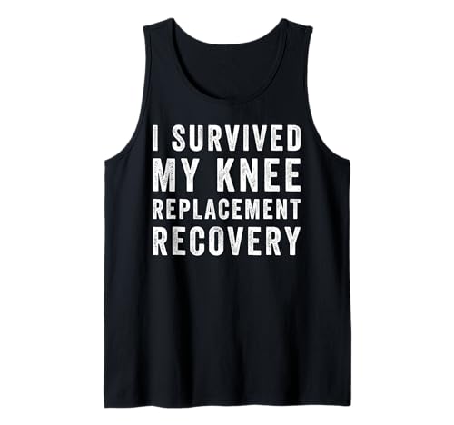 Herren I Survived My Knee Replacement Recovery Funny Knee Surgery Tank Top Herren I Survived My Knee Replacement Recovery Funny Knee Surgery Tank Top von Bionic Knee Replacement Surgery Recovery Designs