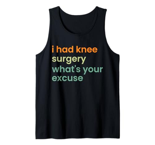 Herren Ich hatte eine Knieoperation Lustige Operation zur Genesung eines gebrochenen Knies Tank Top Herren Ich hatte eine Knieoperation Lustige Operation zur Genesung eines gebrochenen Knies Tank Top von Bionic Knee Replacement Surgery Recovery Designs