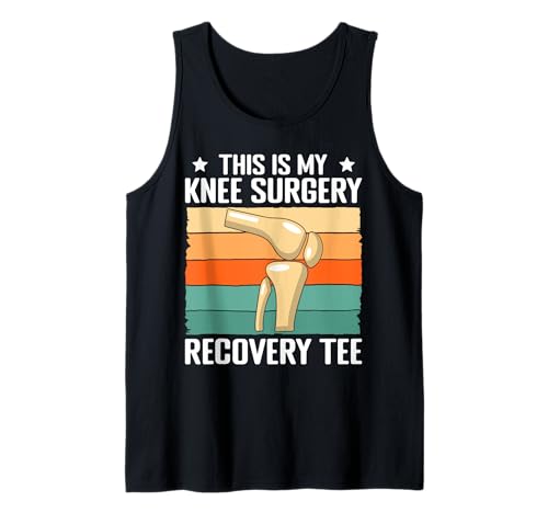 Herren Kniechirurgie Erholung Lustiger gebrochener Knie Ersatz Retro Tank Top Herren Kniechirurgie Erholung Lustiger gebrochener Knie Ersatz Retro Tank Top von Bionic Knee Replacement Surgery Recovery Designs