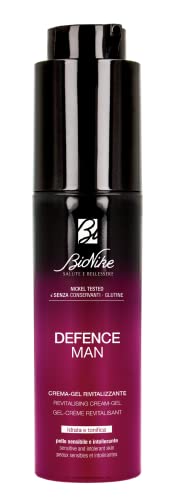 Bionike Defence Man Energise Gel-Revitalisierungscreme für Menschen, belebende und antioxidative Wirkung, spendet Feuchtigkeit und Schutz für sofortige Frische der Haut, 50 ml von Bionike