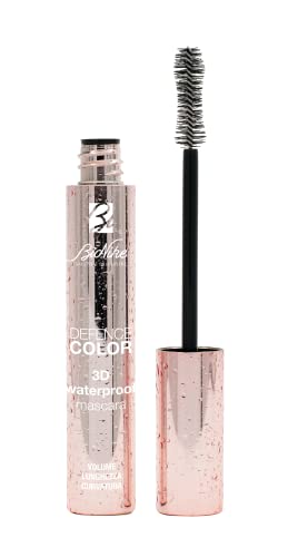 Bionike Defence Color 3D Waterproof Mascara, Kipp- und Verlängerungseffekt, Volumenisierte Wimpern und einen intensiven Blick, Schwarz, 11 ml von Bionike